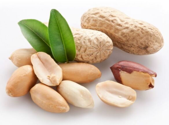 Peanuts, which are effective in affecting the male reproductive system