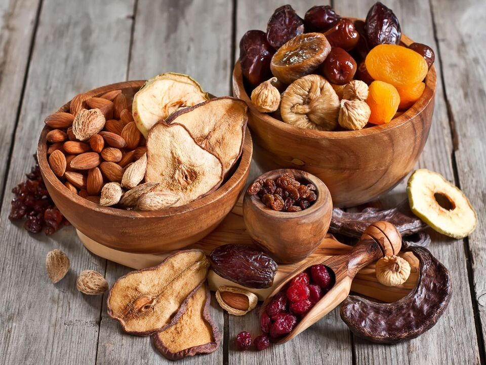 Dried fruits with wine to increase potency