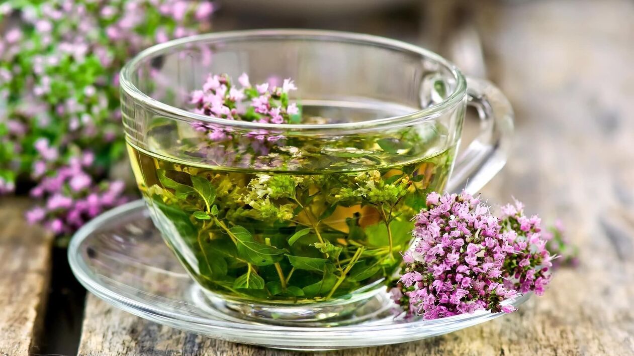 Thyme tea to increase potency