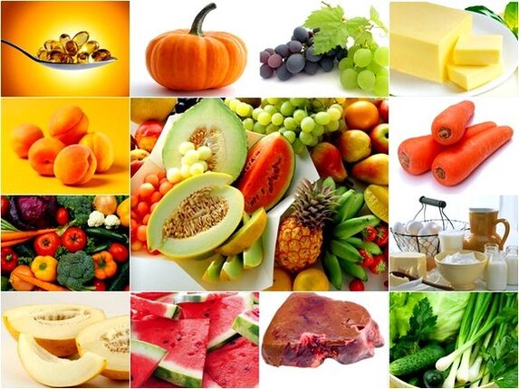 Food rich in vitamins for potency